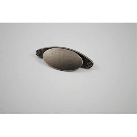 Patioplus Cup Style Cabinet Pull, Aged Pewter PA489387